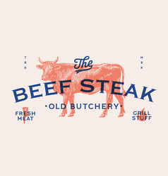 Cow Bull Beef Meat Tag Label