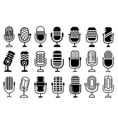 Microphone Icon Set