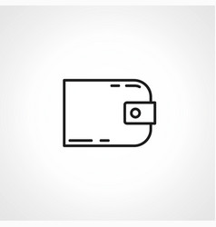 Wallet Line Icon Outline Icon