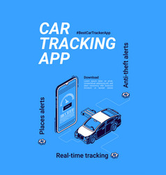 Banner Car Tracker App For Smartphone