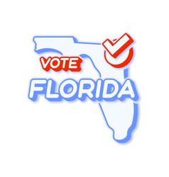 Presidential Vote In Florida Usa 2020 State Map