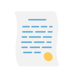 Signed Contract Icon The Form Of Document