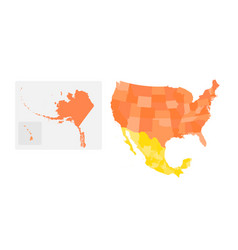 Political Map Of United States And Mexico