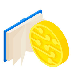 Cryptocurrency Concept Icon Isometric