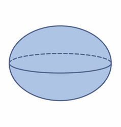 Ellipsoid Geometric Shape