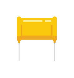 Diode Capacitor Icon Flat Component