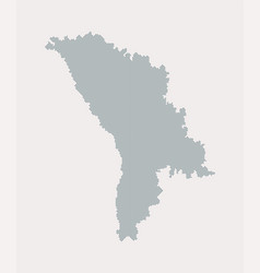 Map Moldova From Dots Digital Template