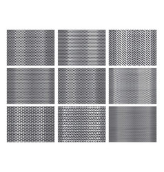 Perforated Steel Grill Texture Stainless Steel