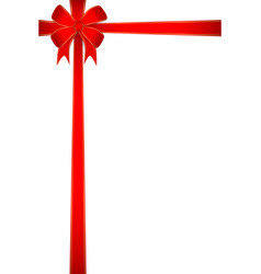 Simple Mockup Blank Greeting Card With Red Ribbon