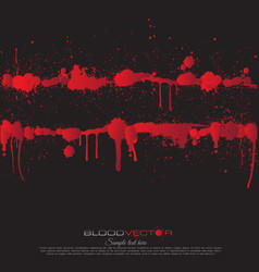 Abstract Blood Splatter Isolated On Black