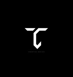 Tc Letter Branding Minimal Logo