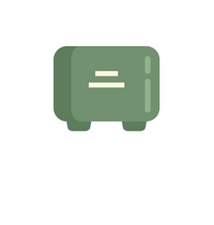 Computer Capacitor Icon Flat Component