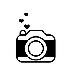 Wedding Photography Icon Silhouette Clipart