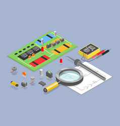 3d Isometric Flat Conceptual