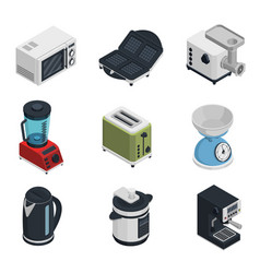 Kitchen Appliances Icons Set