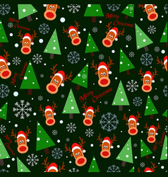 Merry Christmas Seamless Pattern