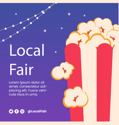 Flat Local Fair Posts Set