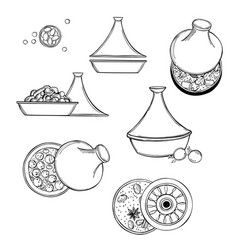 Tagine Set Sketch