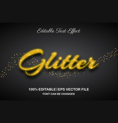 Glitter 3d Editable Text Effect