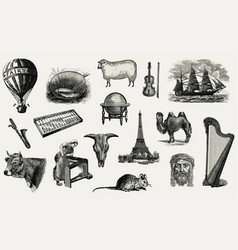 Vintage European Objects Set