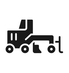 Grader Black Glyph Icon