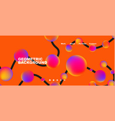 Connected Dots Geometric Landing Page Background