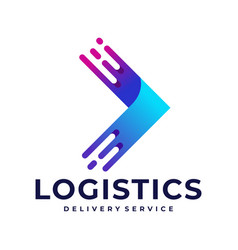 Delivery Logo Express Logistic Courier Service