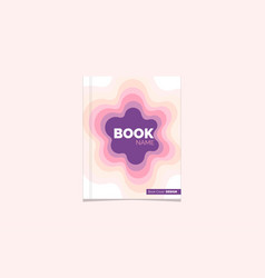 Book Cover Or Flyer Template With 3d Abstract