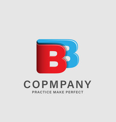 Logotype Letter B B Logo Linked Letter B B Logo