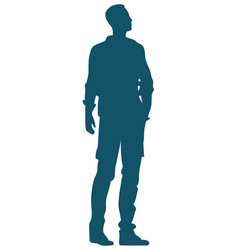 Man Silhouette Standing