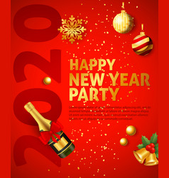 Happy New Year Party Festive Banner