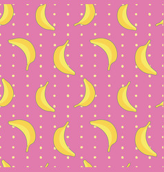 Seamless Pattern With Banana