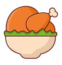 Baked Chicken Icon