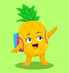 Cute Pineapple Wearing Bag