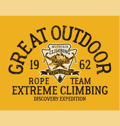 Mountaineering Extreme Climbing Rope Team