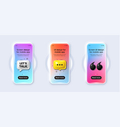 Lets Talk Tag Connect Offer Sign Phone 3d Mockup