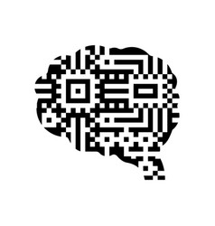 Technology Brain Glyph Icon