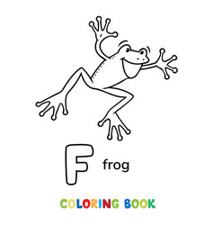 Frog Animals Abc Coloring Book For Kids