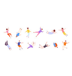 People In Floating Pose Flying In Dream