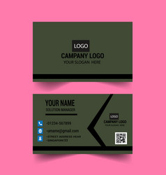 Business Card Template Design