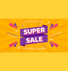 Text Effect Super Sale Editable