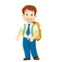 Boy With Bagpack