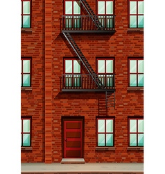 Fire Escape Vector Images Over 1 700 Fire Escape On The Side Of Apartment Vector