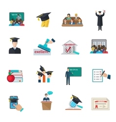 Higher Education Icons Set