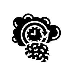 Memory Brain Glyph Icon