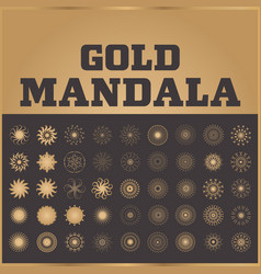 Gold Mandala Seta