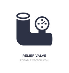 Relief Valve Icon On White Background Simple