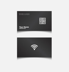 Minimal Electronic Nfc Business Card Design