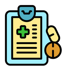 Patient Clipboard Icon Flat