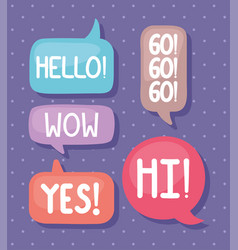 Speech Bubbles Set